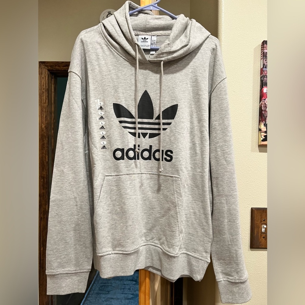 ADIDAS Hoodie with Front Pocket - The Brand with 3 Stripes